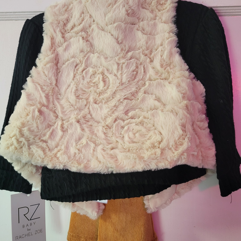 Rachel Zoe Baby Cream and Black Jacket